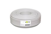 Audiokaapelit - Pro Speaker Cable white CCA - 25 m - 4040849677519