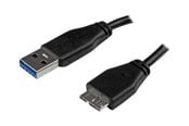 USB kaapelit - StarTech.com Ohut SuperSpeed USB 3.0 A - Micro B -kaapeli - USB3AUB3MS