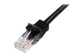 Verkkokaapelit - StarTech.com Snagless Cat 5e UTP -liitäntäkaapeli - 45PAT1MBK