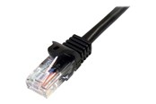 Verkkokaapelit - StarTech.com Snagless Cat 5e UTP -liitäntäkaapeli - 45PAT3MBK
