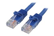 Verkkokaapelit - StarTech.com Snagless Cat 5e UTP -liitäntäkaapeli - 45PAT3MBL