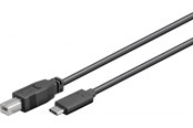 USB kaapelit - Pro USB 3.1 C - USB 2.0 B - yksi metri - 4040849679858