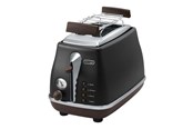 Leivänpaahdin - DeLonghi Leivänpaahdin Icona Vintage CTOV 2103.BK - CTOV 2103.BK