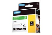 Paperit, valokuvapaperit ja tarrat - DYMO Rhino -vinyyliteipit, 19 mm x 5,5 m, valkoinen / vihreä, itseliimautuva - 1805420