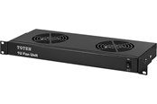 Räkit - Rack - TOTEN Fan unit - black RAL 9004 - 1U - SA.2902.0301