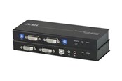 Toistimet & Lähettimet - ATEN CE604 USB DVI Dual View Cat 5 KVM -jatkojohto (1024 x 768@60m) - CE604-AT-G
