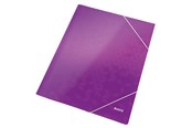 Muut kansiot, esijärjestäjät ja kirjoitusalustat - Leitz WOW kartonkinen kulmalukkokansio A4 Violetti - 39820062