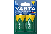 Akut ja Paristot - VARTA battery rechargeable D 3000mah 2-pack - 56720101402