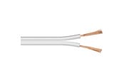 Audiokaapelit - Pro Speaker Cable 0.5mm Valkoinen - 100m - 4040849151019