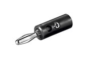 Audiokaapelit - Pro Banaani Plug 4mm - Musta - 4040849113734