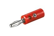 Audiokaapelit - Pro Banana Plug 4mm - Red - 4040849113758