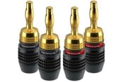 Audiokaapelit - ClickTronic Banaani Plug SL - 4 pack - 4040849525469