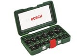 Poranterät & Ruuvauskärjet - Bosch 15-osainen TC-jyrsinteräsarja (8 mm -kanta) - 2607019469