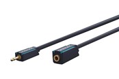 Audiokaapelit - ClickTronic MiniJack 3.5mm jatkojohto - 5 metriä - 4040849704895