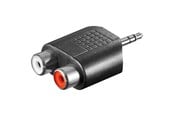 Audiokaapelit - Pro Audio adapter 2xRCA F - MiniJack m - 4040849116049
