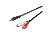 Audiokaapelit - Pro MiniJack (M) - 2xRCA (F) - 1.5m - 4040849501166
