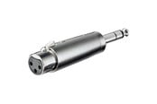 Audiokaapelit - Pro XLR Adapter 3pin XLR F - Jack m - 4040849275142
