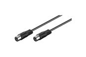 Audiokaapelit - Pro DIN 5 pins - Musta - 1.5m - 4040849500206