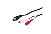Audiokaapelit - Pro DIN 5 pins m - 2xRCA m - 1.5m - 4040849500145