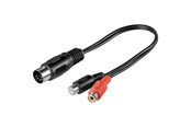 Audiokaapelit - Pro DIN 5 pins m - 2xRCA F - 0.2m - 4040849500022