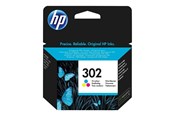 Mustepatruunat, värikasetit ja lisävarusteet - HP 302 / F6U65AE - Kolmivärinen muste (syaani, magenta, keltainen) - F6U65AE