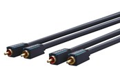 Audiokaapelit - ClickTronic RCA Stereo -kaapeli - 10m - 4040849703836