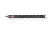 Virtakaapelit (ulkoinen) - DIGITUS 7-Port - 1U - Aluminum PDU - DN-95403