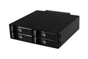 Kiintolevysarjat - Raid - StarTech.com 4-paikkainen mobiili teline takapaneelilla 2,5 tuuman SATA/SAS-asemille - SATSASBP425
