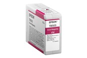 Mustepatruunat, värikasetit ja lisävarusteet - Epson T8503 - Kirkas magenta muste - C13T850300