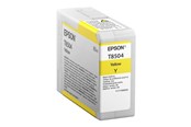 Mustepatruunat, värikasetit ja lisävarusteet - Epson T8504 - Keltainen Ink - C13T850400