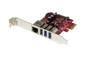 Verkkokortit (verkkosovittimet, tulostuspalvelimet jne.) - StarTech.com PEXUSB3S3GE PCI Express - PEXUSB3S3GE