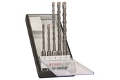 Poranterät & Ruuvauskärjet - Bosch 5-os. Robust Line -vasaraporanteräsarja SDS plus-5 Ø 5,6 x 115mm, 6,8,10 x 165mm - 2607019927