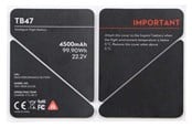Dronet - DJI - Inspiroida TB47 eristys tarra - CP.BX.000059