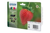 Mustepatruunat, värikasetit ja lisävarusteet - Epson 29 Multipack (Black Keltainen Cyan Magenta) Ink - C13T29864010