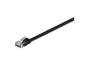 Verkkokaapelit - Pro LAN UTP CAT 6 Flat - Musta - 3m - Musta - 3m - 4040849953866