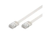 Verkkokaapelit - Pro LAN CAT 6 UTP Flat - Valkoinen - 1m - 4040849951510