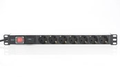 Virtakaapelit (ulkoinen) - DIGITUS 7-Port - 1U - Aluminum PDU - DN-95407