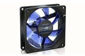 Kotelotuuletin - Blacknoise BlackSilentFan X-1 - Kotelotuuletin - 80mm - Musta sinisillä siivillä - 10 dBA - ITR-X-1