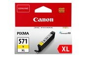 Mustepatruunat, värikasetit ja lisävarusteet - Canon CLI-571XL / 0334C001 High Keltainen - 0334C001