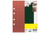 Hiomakoneet - Bosch 25-osainen hiomapaperisarja tasohiomakoneille, 8 reikää, karkeus 120 K= 120 - 2607017100