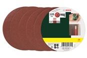 Hiomakoneet - Bosch 25-osainen hiomapyörösarja epäkeskohiomakoneille, karkeus 80 K= 80 - 2607019493