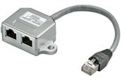 Verkkokaapelit - Pro LAN STP CAT 5e -verkon yhdistäjä - Hopea - 0.1m - 7000918