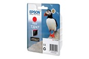 Mustepatruunat, värikasetit ja lisävarusteet - Epson T3247 - Punainen Ink - C13T32474010