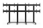 Seinäkiinnitys, AV-kiinnikkeet & AV-kalusteet - Multibrackets M Public Video Wall Stand 8-Screens 40-55'' Black - Max 320 kg - recommended for 55" - 7350073731794