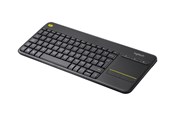 Näppäimistöt - Logitech K400 Plus Ergonomic Wireless Touch - Näppäimistö - Englanti (UK) - Musta - 920-007143