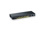 Kytkimet - ZyXEL GS1900-10HP 8-portin GbE Smart Managed PoE -kytkin, jossa on GbE Uplink. - GS1900-10HP-EU0101F