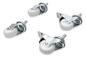 Kirjoituspöytätarvikkeet - DIGITUS Lockable castors for standard wall mounting cabinets Unique Set (4 pcs.) - DN-19 CASTOR-WM