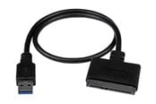 Ohjainkortit - StarTech.com USB 3.1 Gen 2 (10Gbps) sovittimella varustettu kaapeli 2,5 tuuman SATA-kiintolevyille - USB312SAT3CB