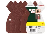 Hiomakoneet - Bosch 25-osainen hiomapaperisarja yhdistelmähiomakoneille, karkeudet 80, 120, 180 K= 80, 120, 180 - 2607017113