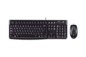 Näppäimistöt - Logitech MK120-työpöytä - CH - Näppäimistö ja Hiirisetti - Sveitsi - Musta - 920-002559